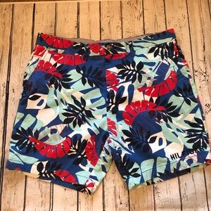 Tommy Hilfiger Bright Tropical Leaf Print Shorts